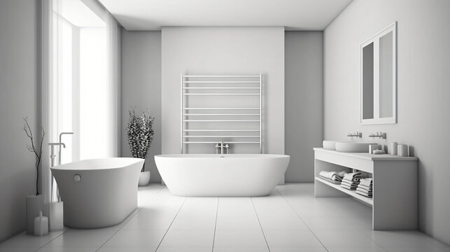 Bathroom minimal clean and modern

Generative AI