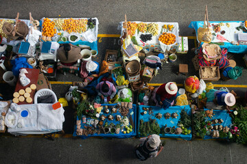 Central food market of Urubamba, City of the Sacred Valley in Cuzco.