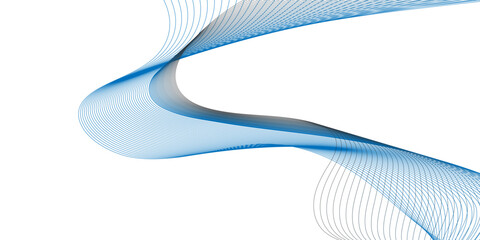 Abstract flowing wave lines. Design element for technology, science, business, modern concept background vector eps 10
