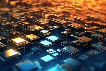 Fototapeta premium abstract technology background