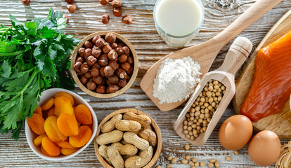 Composition with common food allergens