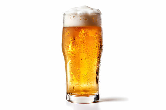 Refreshing Brew: Captivating Images of a Chilled and Invigorating Beer Glass