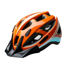 Obraz premium Kids bicycle helmet. isolated object, transparent background