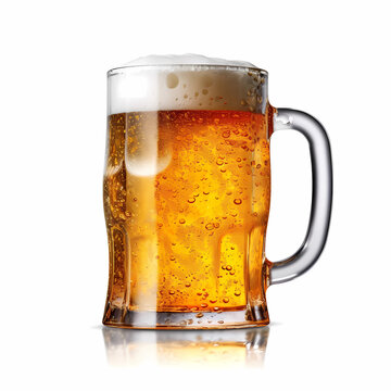 Refreshing Brew: Captivating Images of a Chilled and Invigorating Beer Glass