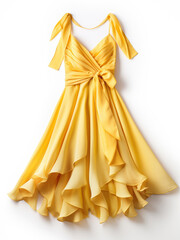 Women's summer yellow dress