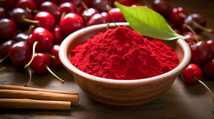 Mahlab ist ein Gewürz, das aus dem Kern einer bestimmten Kirschsorte hergestellt wird. Mahlab is a spice made from the ground pit of a certain type of cherry. Generative AI