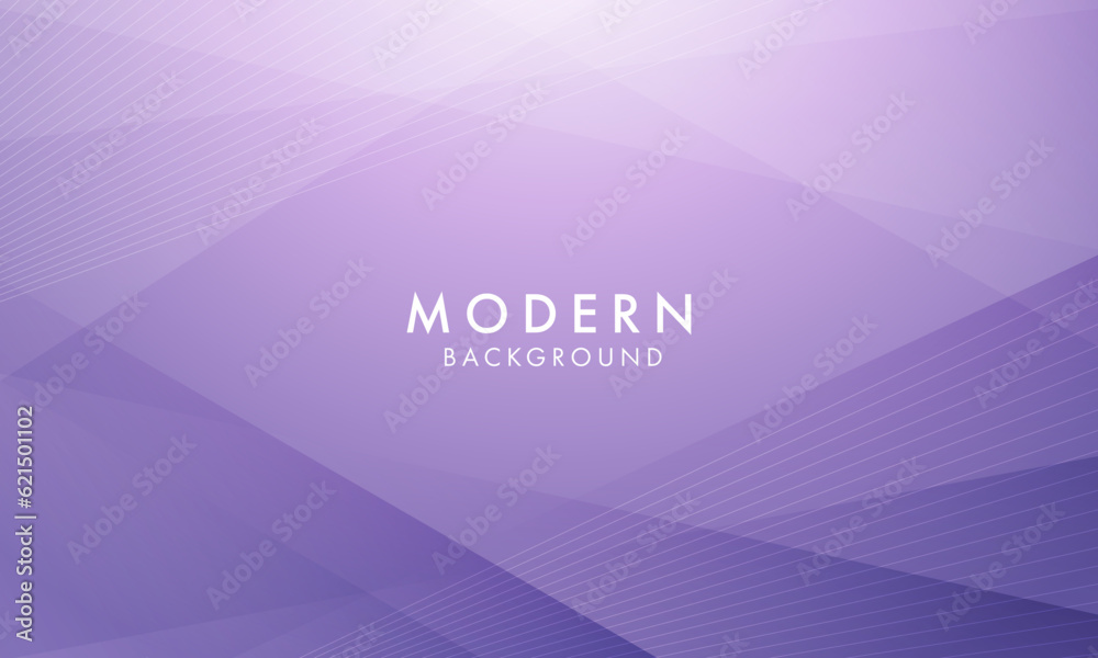 Sticker modern soft purple background with abstact geometric overlay layers and line
