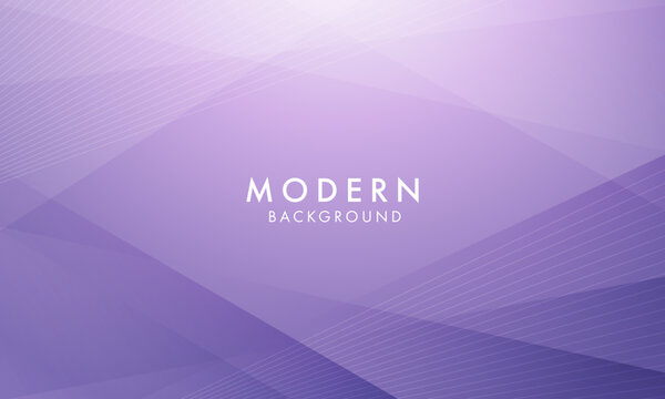Modern soft purple background with abstact geometric overlay layers and line