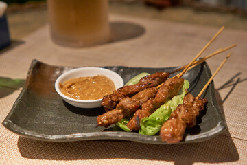 Beef and pork satay I had in Bali