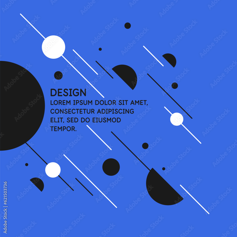Poster abstract background with simple elements. an image with a composition of geometric elements and shap