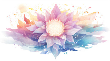 blossom pastelg flower femininity yin spirituality - by generative ai