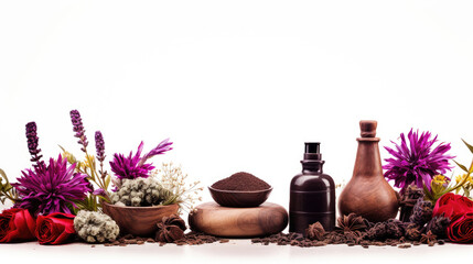 Obraz na płótnie Canvas wellness massage therapy healthy spa aromatherapy - by generative ai