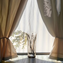 table setting with curtains interior of a hotel room wellpaper, wedding, glass, luxury, open, home, bed
