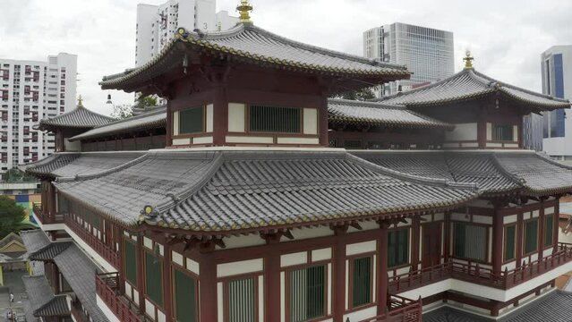 Buddha Tooth Relic Temple in Chinatown Singapore