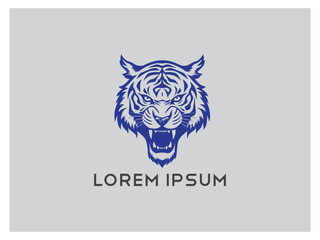 Tiger logo, simple and colorful illustration, transparent background, Premium Photo, Tiger Logo Stock Illustrations, Cool tiger logo vector illustration,