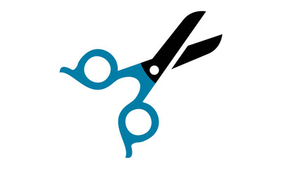 scissors vector icon logo