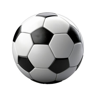 Soccer ball. isolated object, transparent background