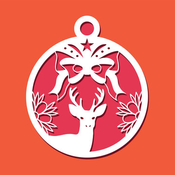 Stunning Laser-Cut christmas ball and ornament