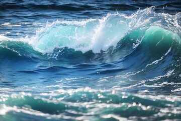 Big Wave in sea By Generative AI technology