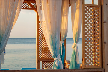 sunrise on the beach © Alina