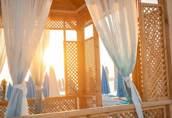 sunrise on the beach © Alina