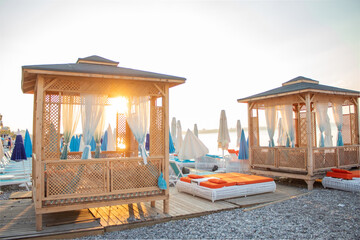 sunrise on the beach © Alina