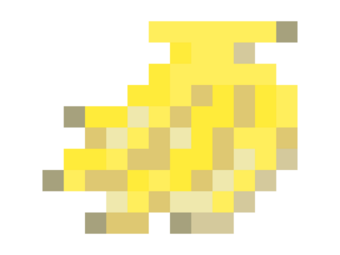 バナナのドット絵