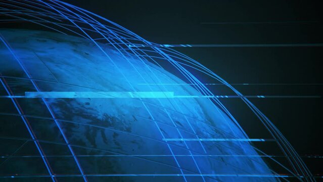 Business Background Earth Connectivity 3D Rendering