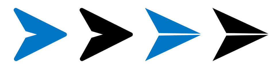 Send symbol icon, send message paper airplane sign – vector