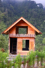 old house in the mountains