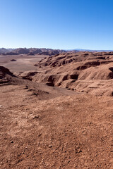 Desierto del Diablo: exploring the scenic Devil's desert in the remote Argentinian highlands called Puna while traveling South America 