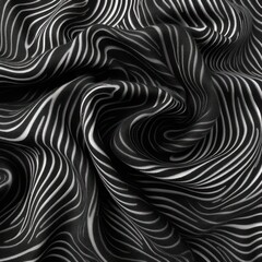 Abstract Black and White Fabric Exploring the Intriguing Blend of Background, Texture, and Pattern