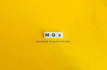 Minimum Qualifications (MQs) Acronym and Concept Image.