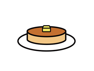 ホットケーキのアイコン