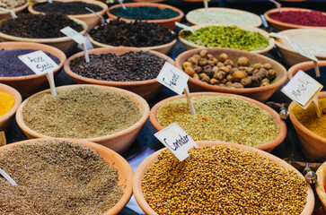 Authentic Oriental Spices at Jerusalem's Vibrant City Bazaar