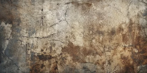 No drill blackout roller blinds Old dirty textured wall Grunge texture brown background, photorealism. AI Generated
