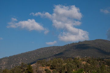 Clouds over Los Padres National Forest, Lockwood Valley, Ventura County