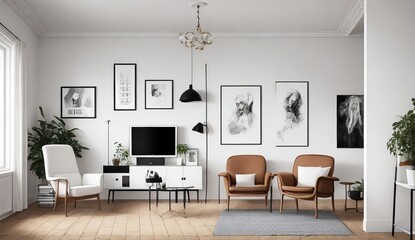 Contemporary and Cozy Living Room with Minimalistic Furniture