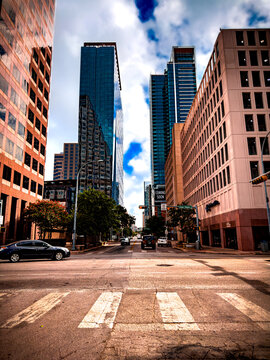 Austin Texas Iconic Images - Downtown Austin Highrises 