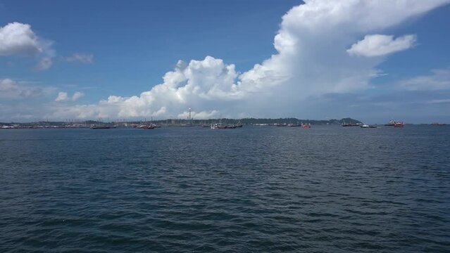 Sea Harbour Industrial slowmotion 120 fps