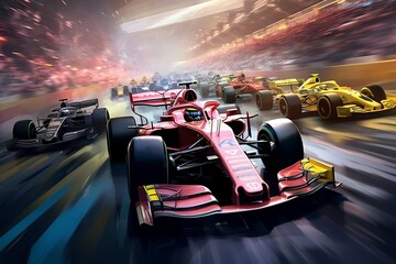 A Formula One Driver Awaits the Beginning of the Race, Generative AI