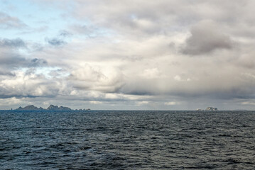 Fototapeta premium Cruising Cape Horn on Hornos Island, Tierra del Fuego, Chile, South America
