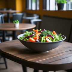 salad with vegetables, generative ai