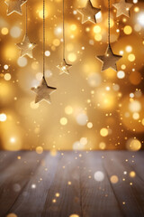 Obraz na płótnie Canvas Christmas - twinkley lights and stars