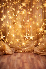 Christmas - twinkley lights and stars
