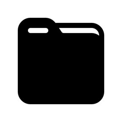 Editable vector file folder archive icon. Part of a big icon set family. Perfect for web and app interfaces, presentations, infographics, etc