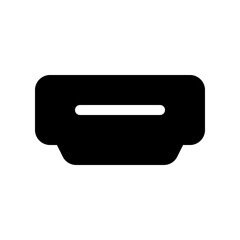 Editable vector hdmi cable port icon. Part of a big icon set family. Perfect for web and app interfaces, presentations, infographics, etc