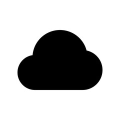 Editable vector cloud icon. Part of a big icon set family. Perfect for web and app interfaces, presentations, infographics, etc