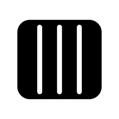 Editable vector layout column icon. Part of a big icon set family. Perfect for web and app interfaces, presentations, infographics, etc