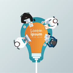 idea meeting arab round table congress QATAR UAE, SAUDI book table book ide box idea table discussing idea